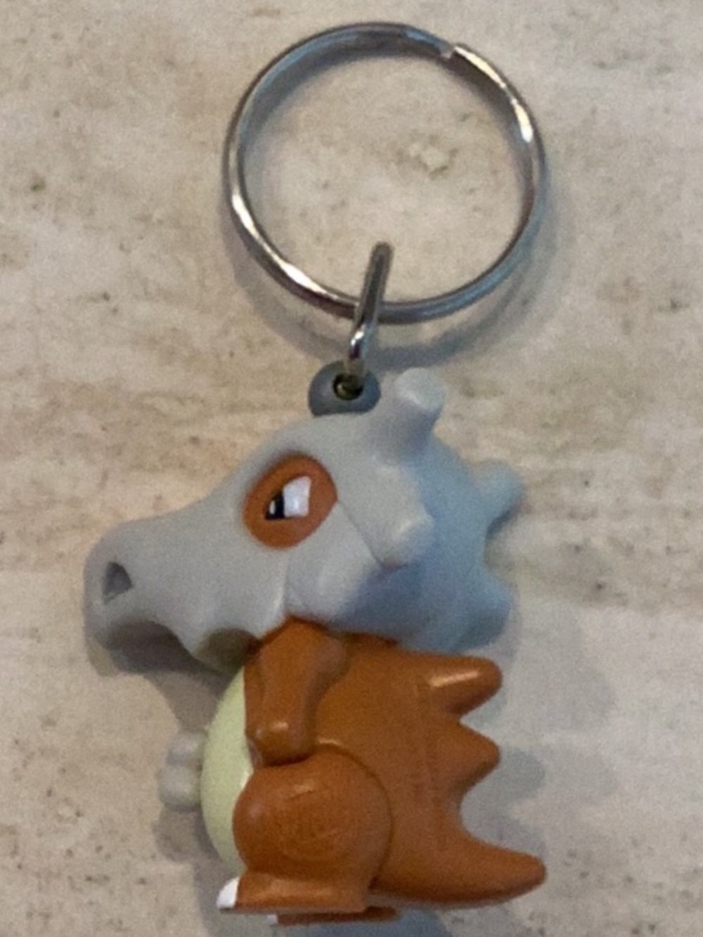 Pokemon Cubone Keychain 1999 Backpack Bag Charm Nintendo